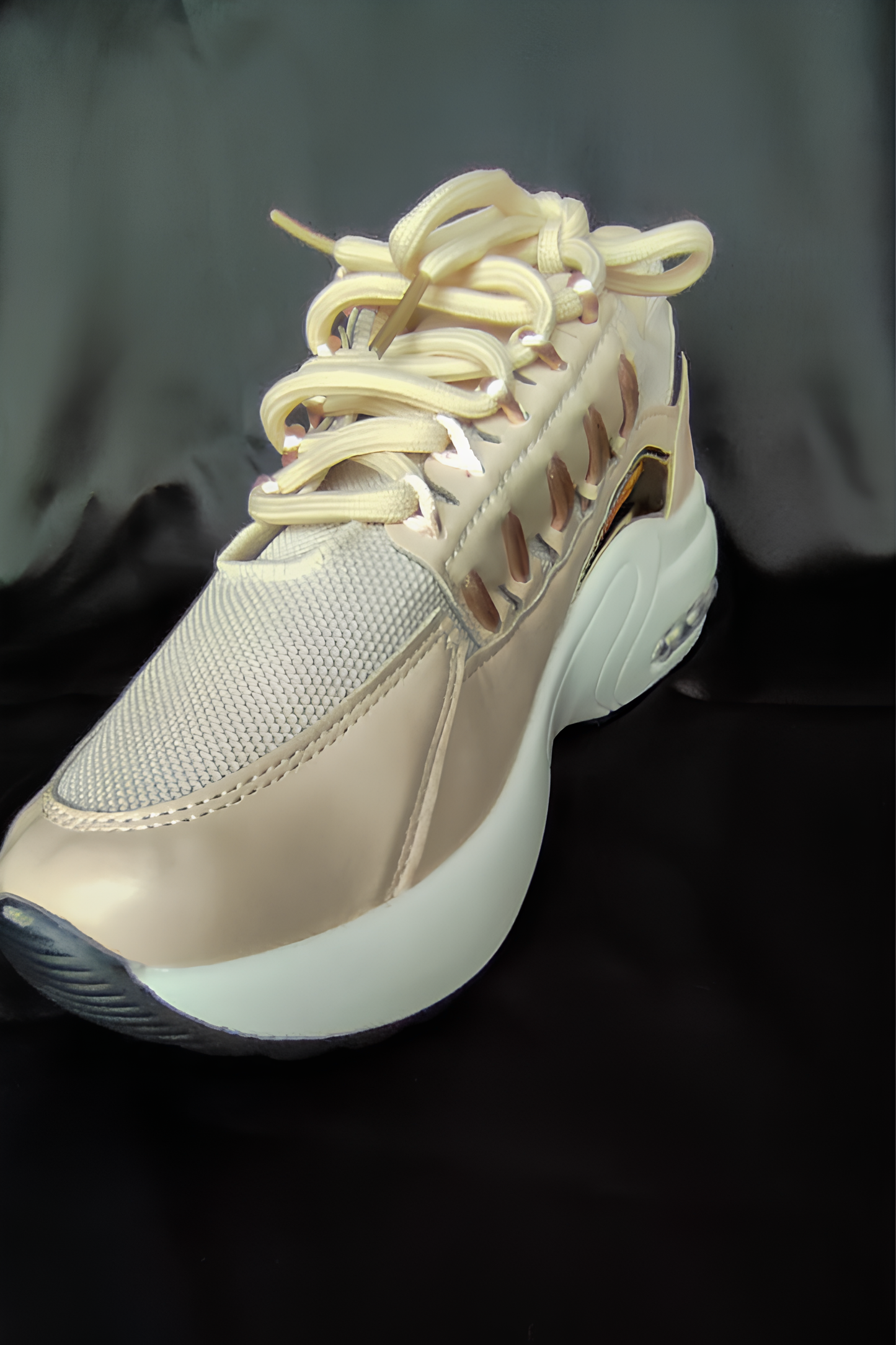 Kadın Krem Spor Ayakkabı/Sneaker