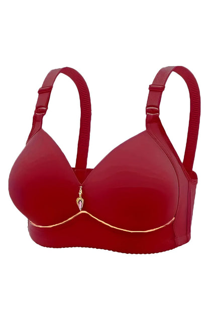 Rahat ve Şık Pembe Bordo/Kırmızı Sütyen (80B,80A,75C,65D BEDENLER İÇİN)