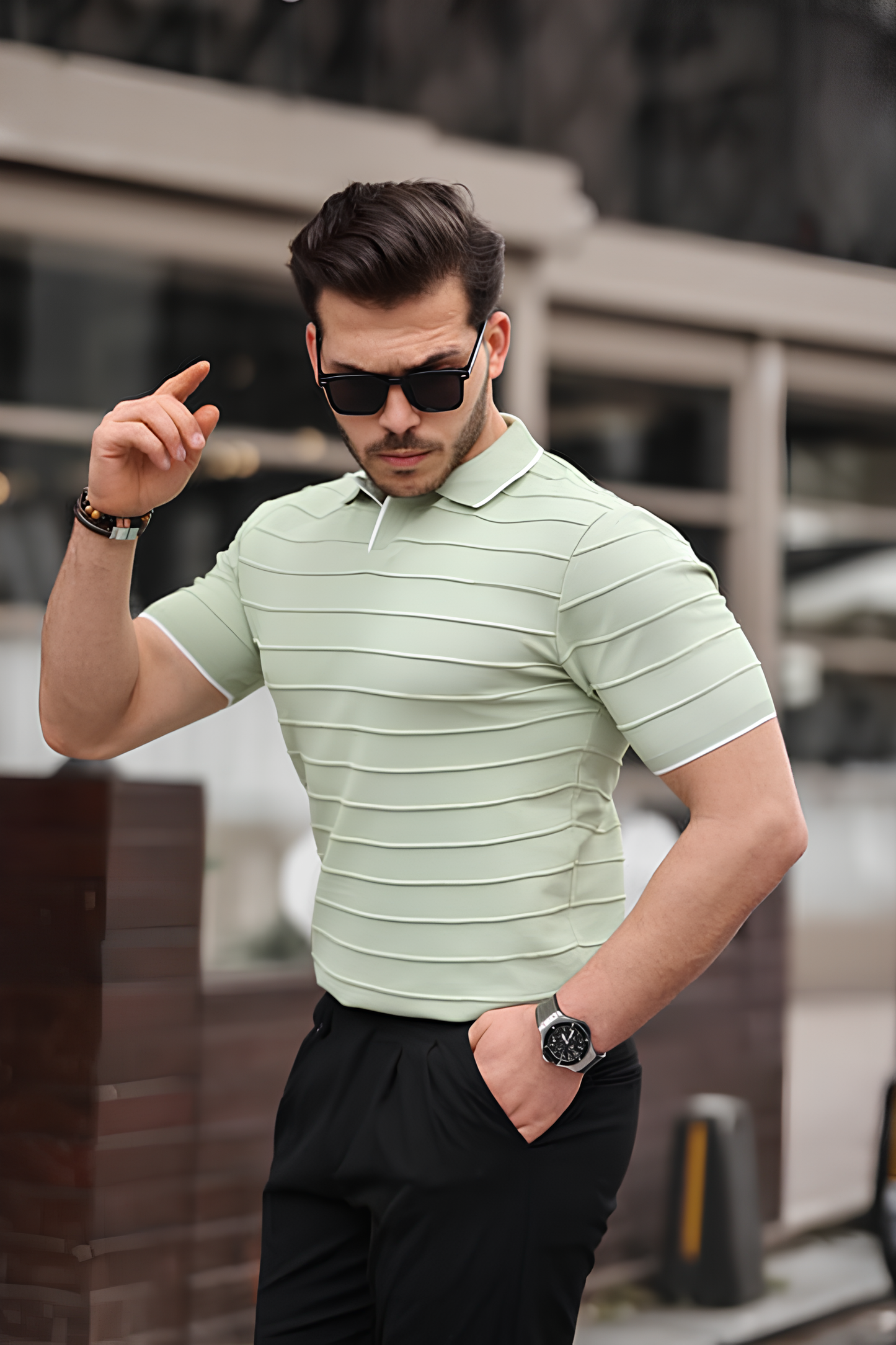 Yeşil Triko Tshirt